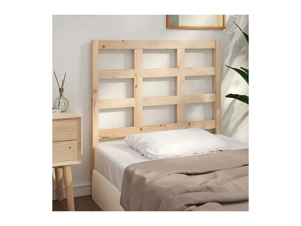Tête de lit 95,5x4x100 cm Bois massif de pin