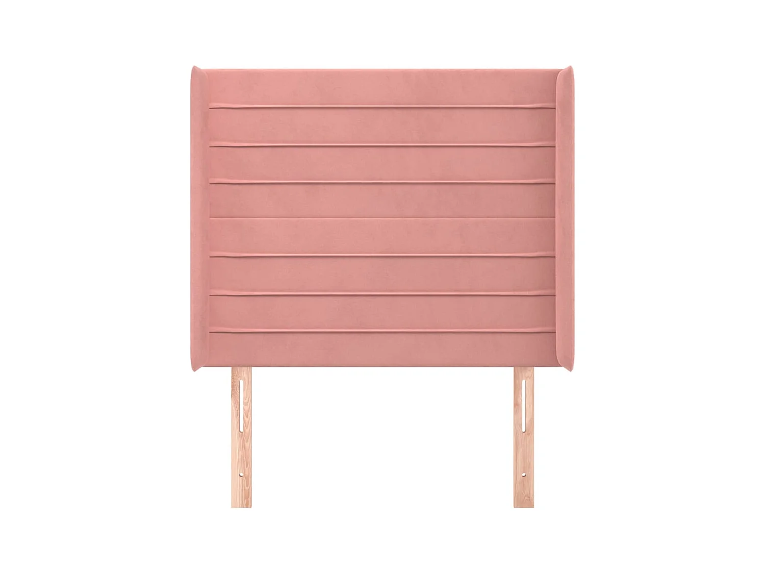 Hoofdbord met oren Rose 83x16x118/128 cm Fluweel