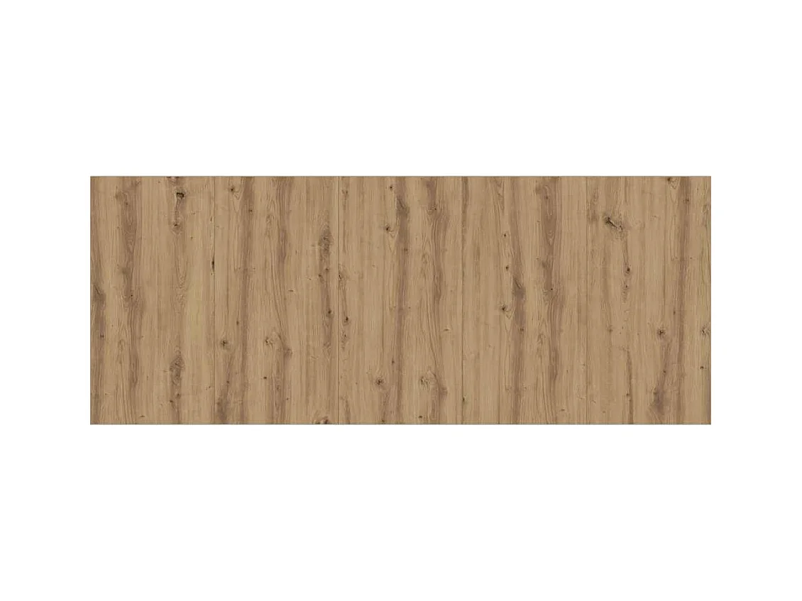 Cabecero de roble artesanal 200x1,5x80 cm madera de ingeniería