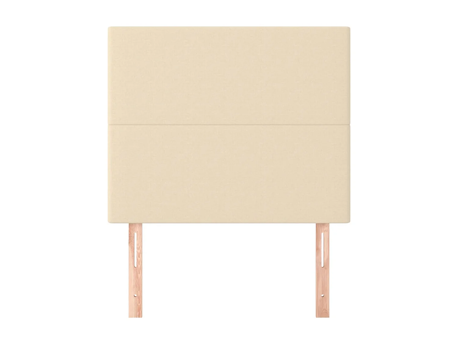 Testiere 2 pz Crema 90x5x78/88 cm Tessuto