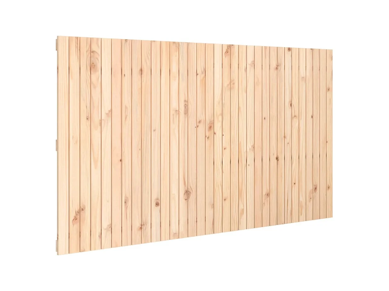 Wandhoofdbord 204x3x110 cm Massief grenenhout