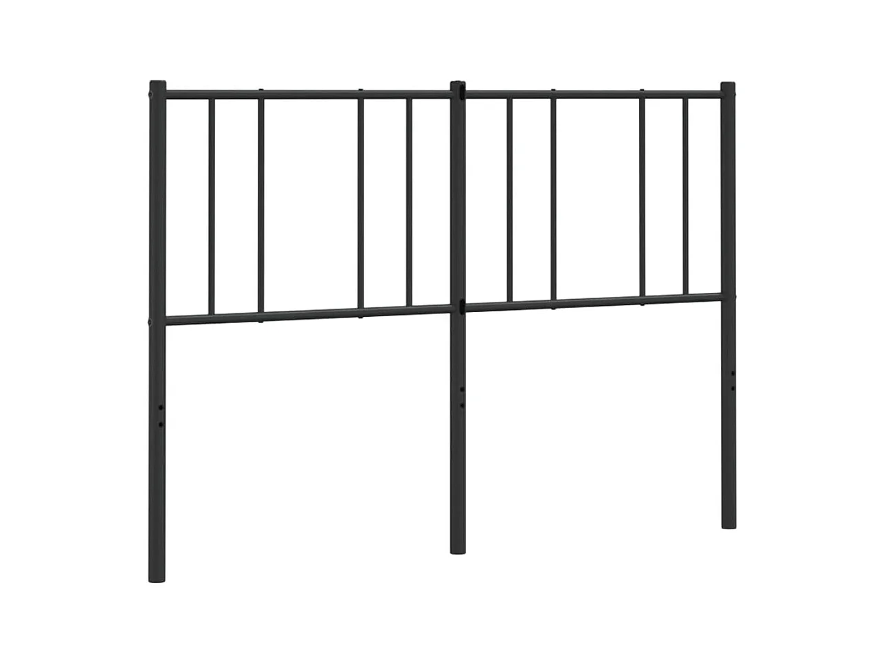 Cabecero de metal negro 160 cm