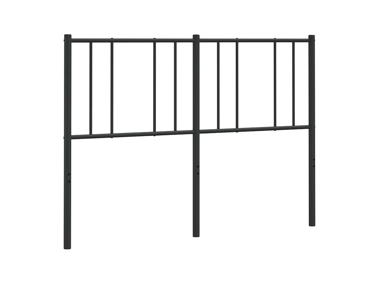 Cabecero de metal negro 160 cm