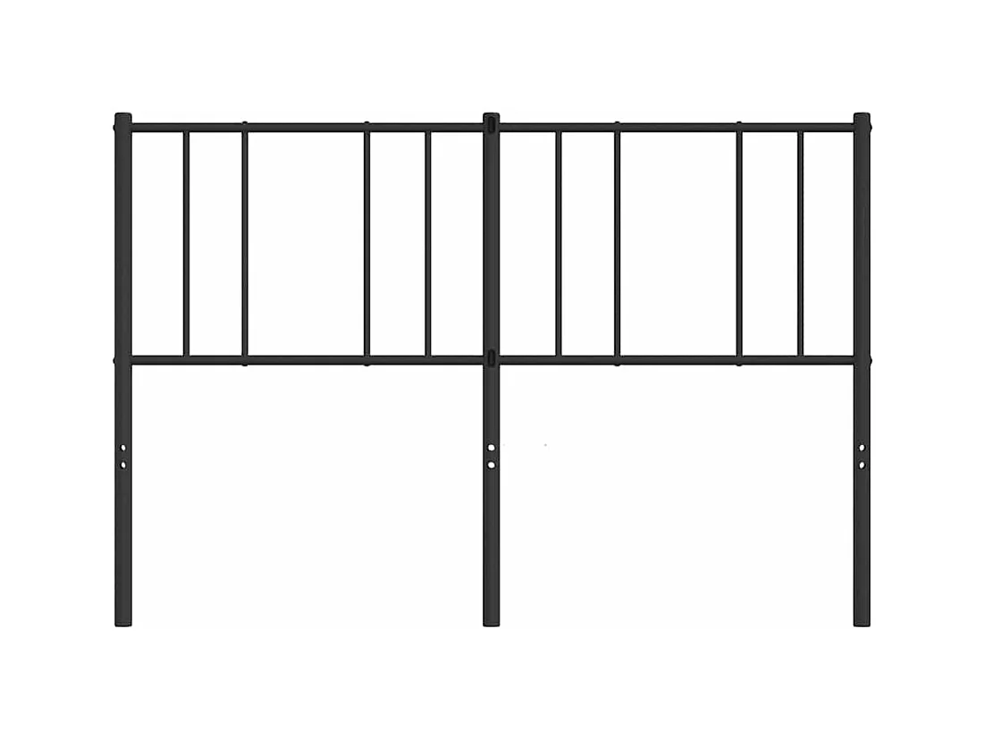 Cabecero de metal negro 160 cm
