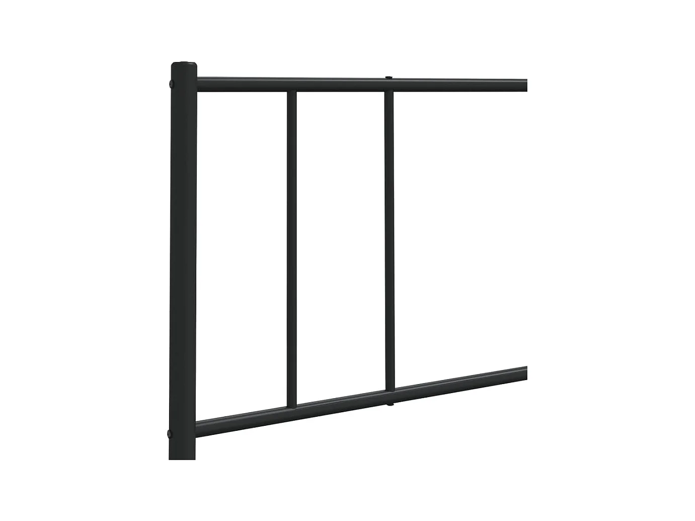 Cabecero de metal negro 160 cm