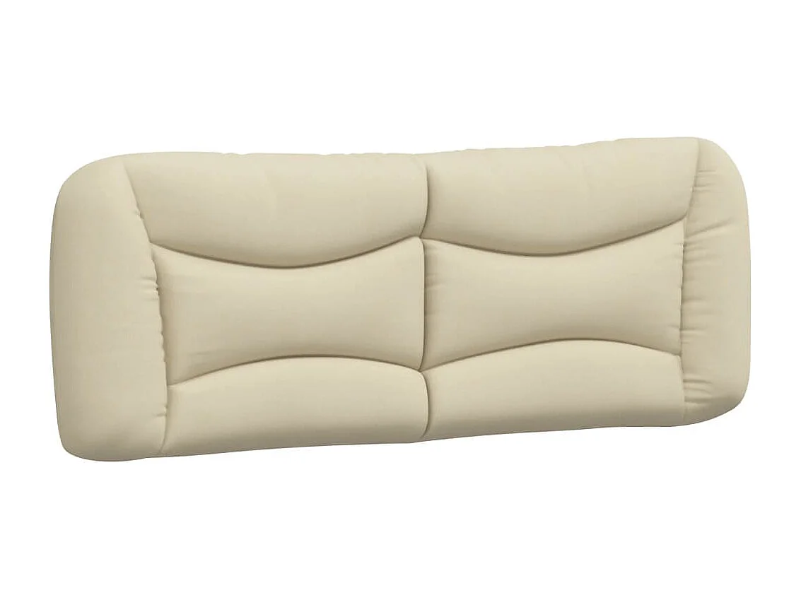 Cuscino testiera crema 140 cm tessuto