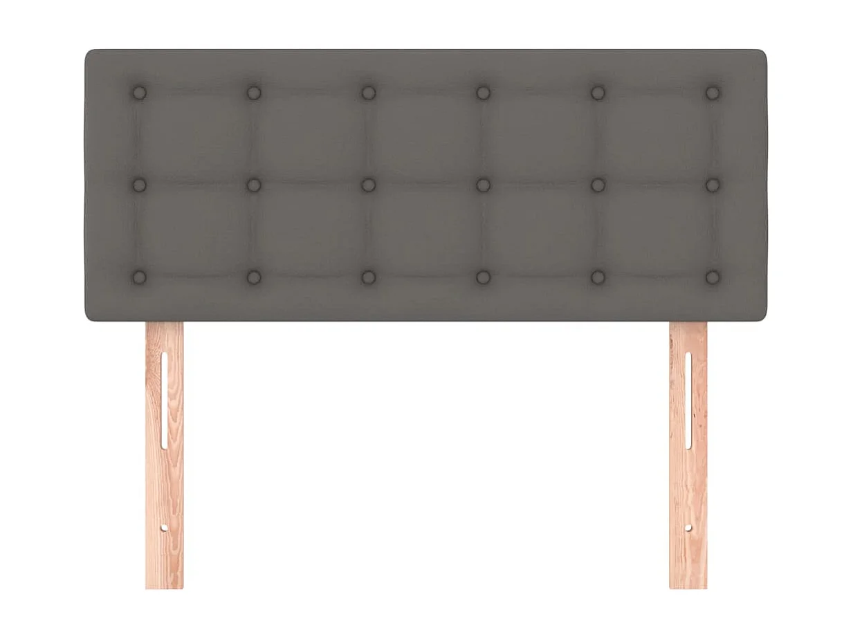 Tête de lit Gris 80x5x78/88 cm Similicuir