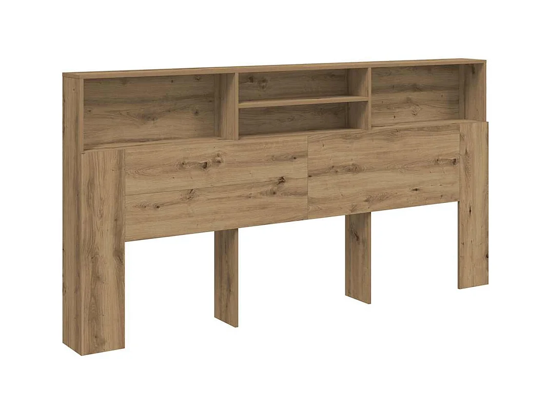 Mobile testiera in rovere fatto a mano 200x19x103,5 cm