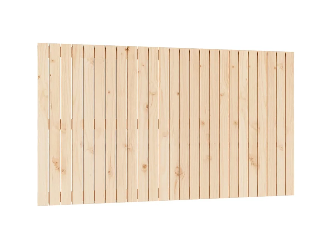 Wandmontiertes Kopfteil 159,5x3x90 cm Massivholz Kiefer