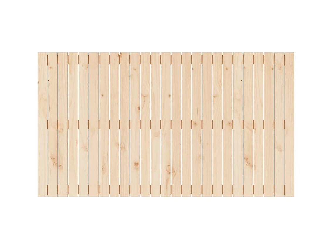 Wandmontiertes Kopfteil 159,5x3x90 cm Massivholz Kiefer