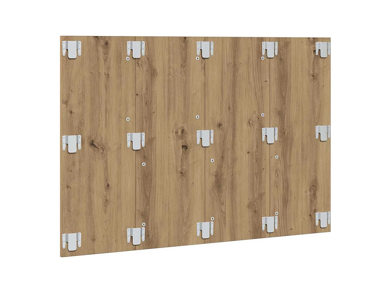 Testiera in rovere realizzata a mano 120x1,5x80 cm in legno ingegnerizzato