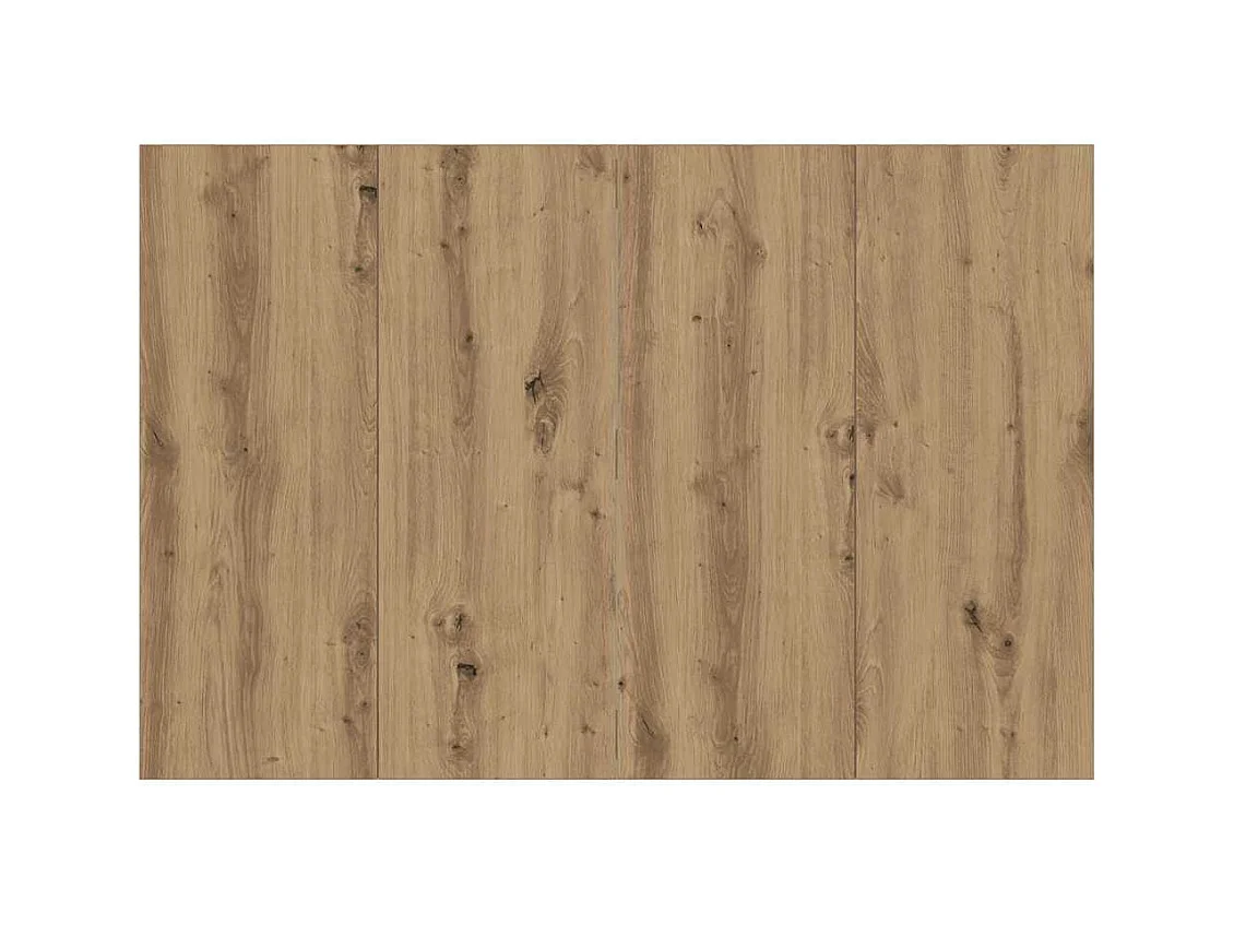 Testiera in rovere realizzata a mano 120x1,5x80 cm in legno ingegnerizzato