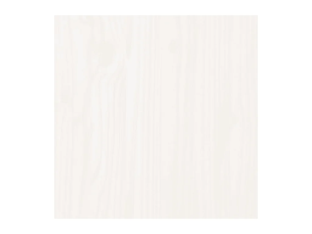 Cabecero blanco 205,5x4x100 cm Madera maciza de pino