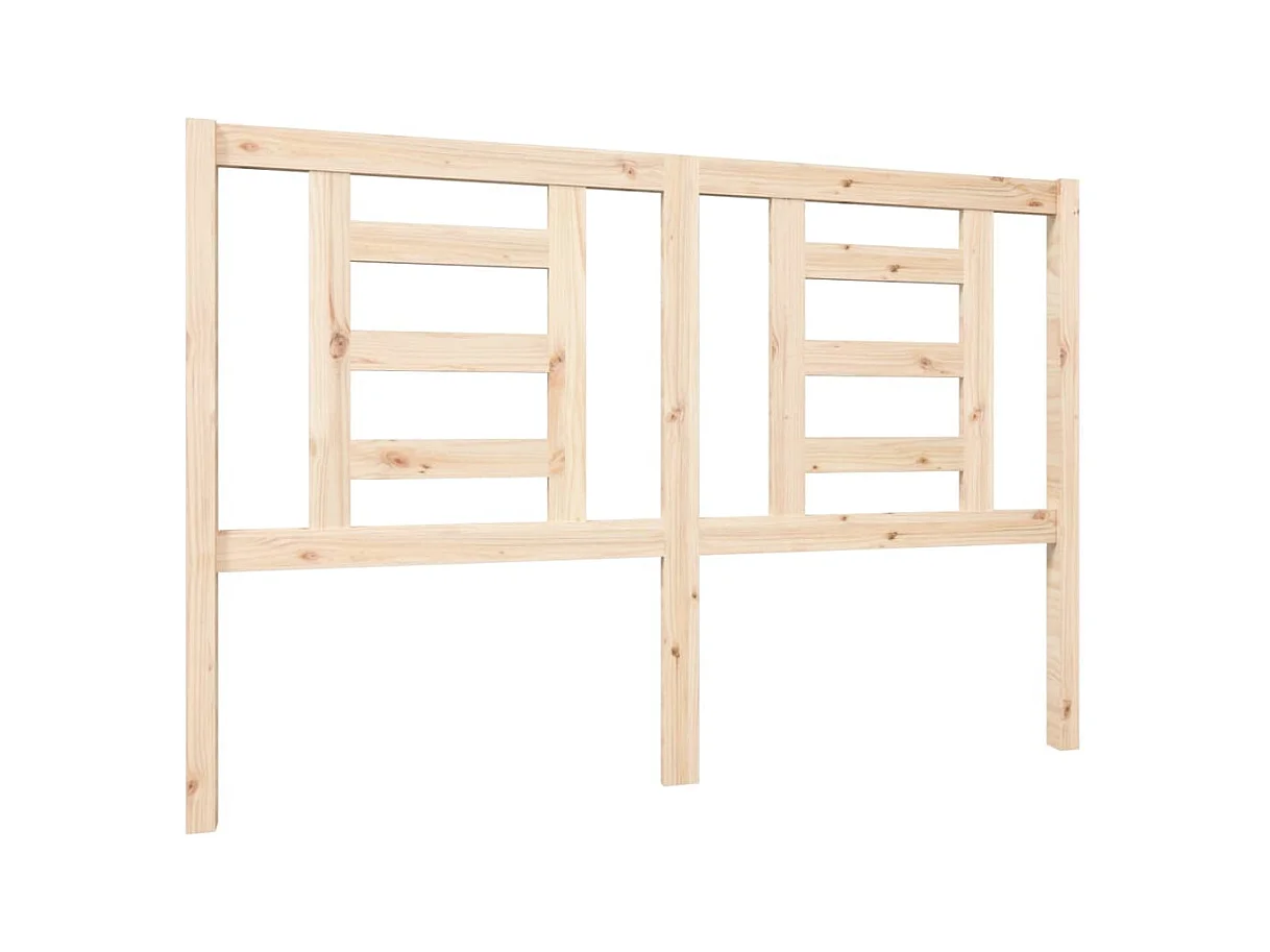 Hoofdbord 146x4x100 cm Massief grenenhout