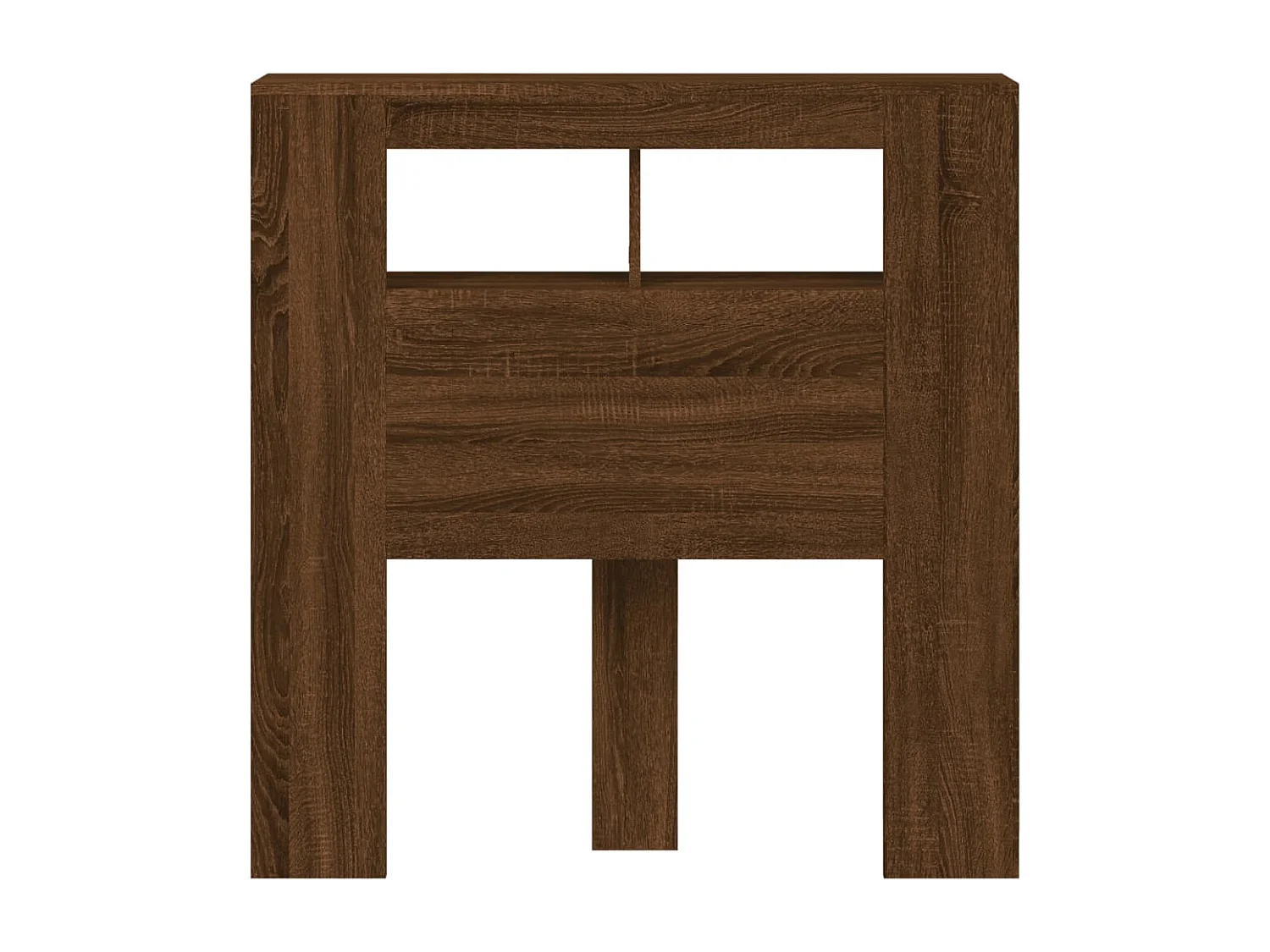 Tête de lit à LED chêne marron 100x18,5x103,5cm bois ingénierie