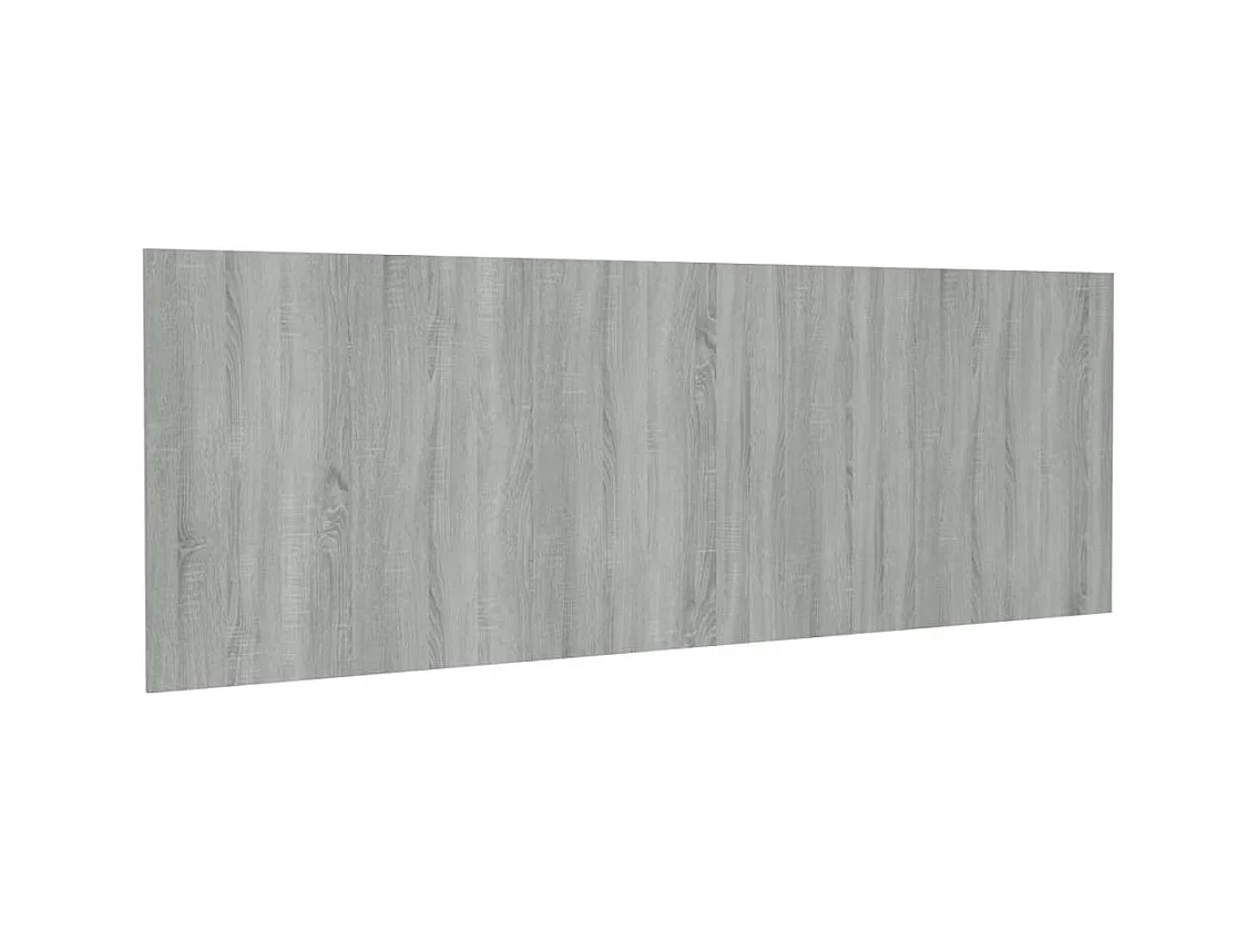 Sonoma grijs wandhoofdbord 240x1,5x80 cm Technisch hout