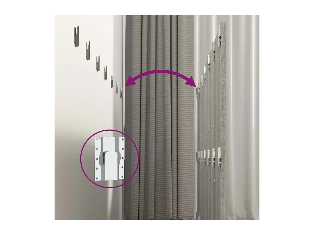 Sonoma grijs wandhoofdbord 240x1,5x80 cm Technisch hout