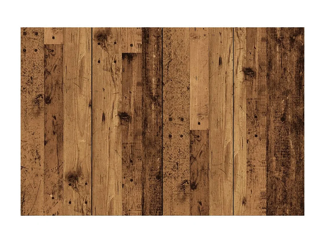 Testiera in legno antico 120x1,5x80 cm in legno ingegnerizzato