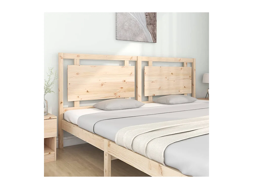 Kopfteil 205,5x4x100 cm Massivholz Kiefer