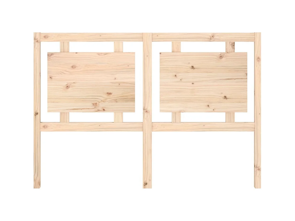 Hoofdbord 145,5x4x100 cm Massief grenenhout