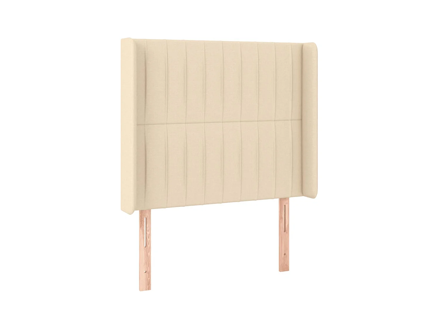 LED-Kopfteil Creme 93x16x118/128 cm Stoff