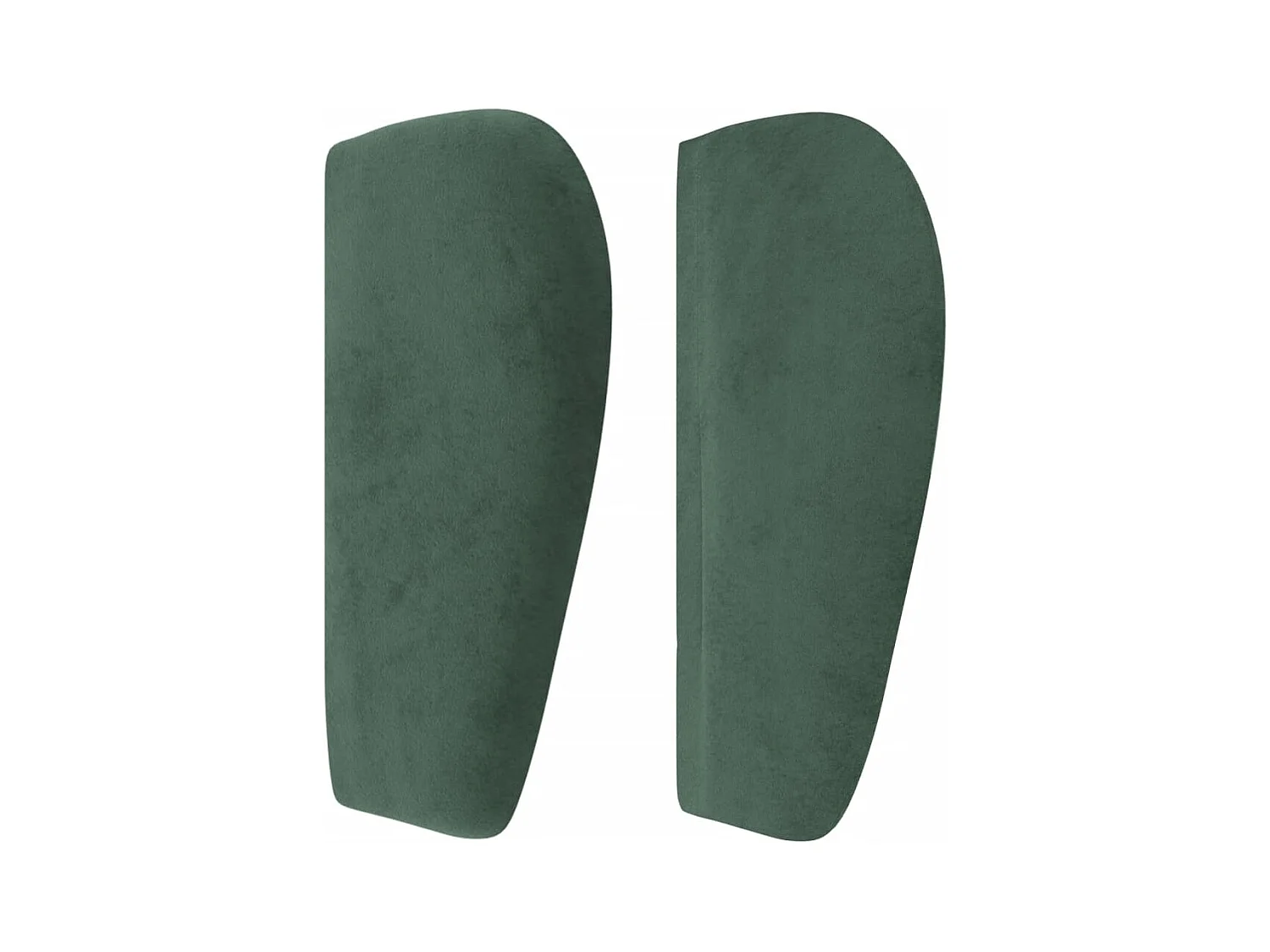 Hoofdbord met vleugels Donkergroen 183x23x78/88 cm Fluweel