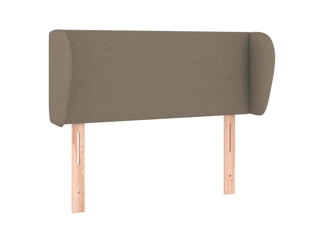 Tête de lit avec oreilles Taupe 83x23x78/88 cm Tissu