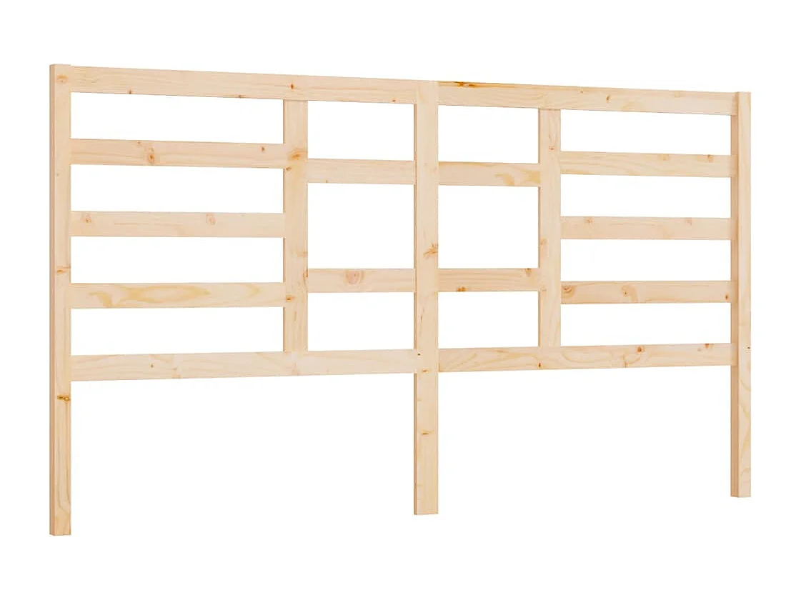 Kopfteil 206x4x104 cm Massivholz Kiefer
