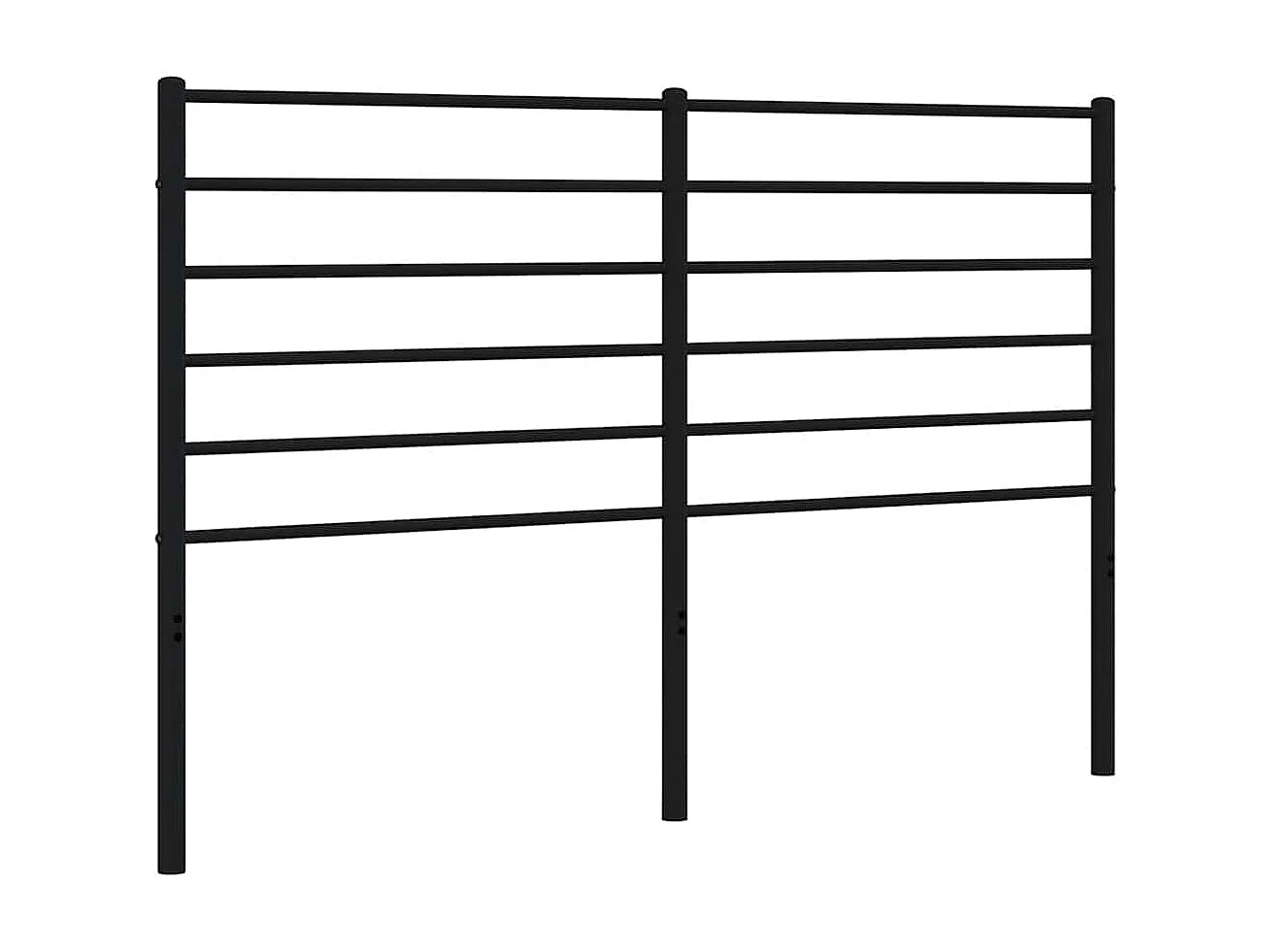 Tête de lit métal noir 150 cm