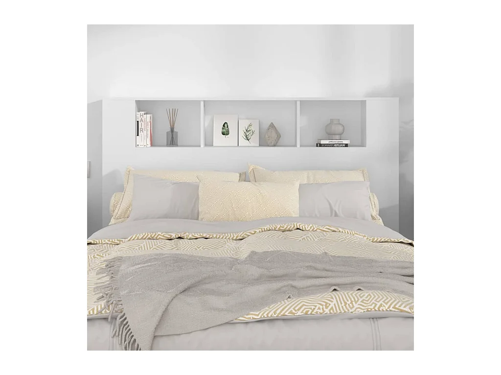 Cabecero blanco 160x18,5x104,5 cm