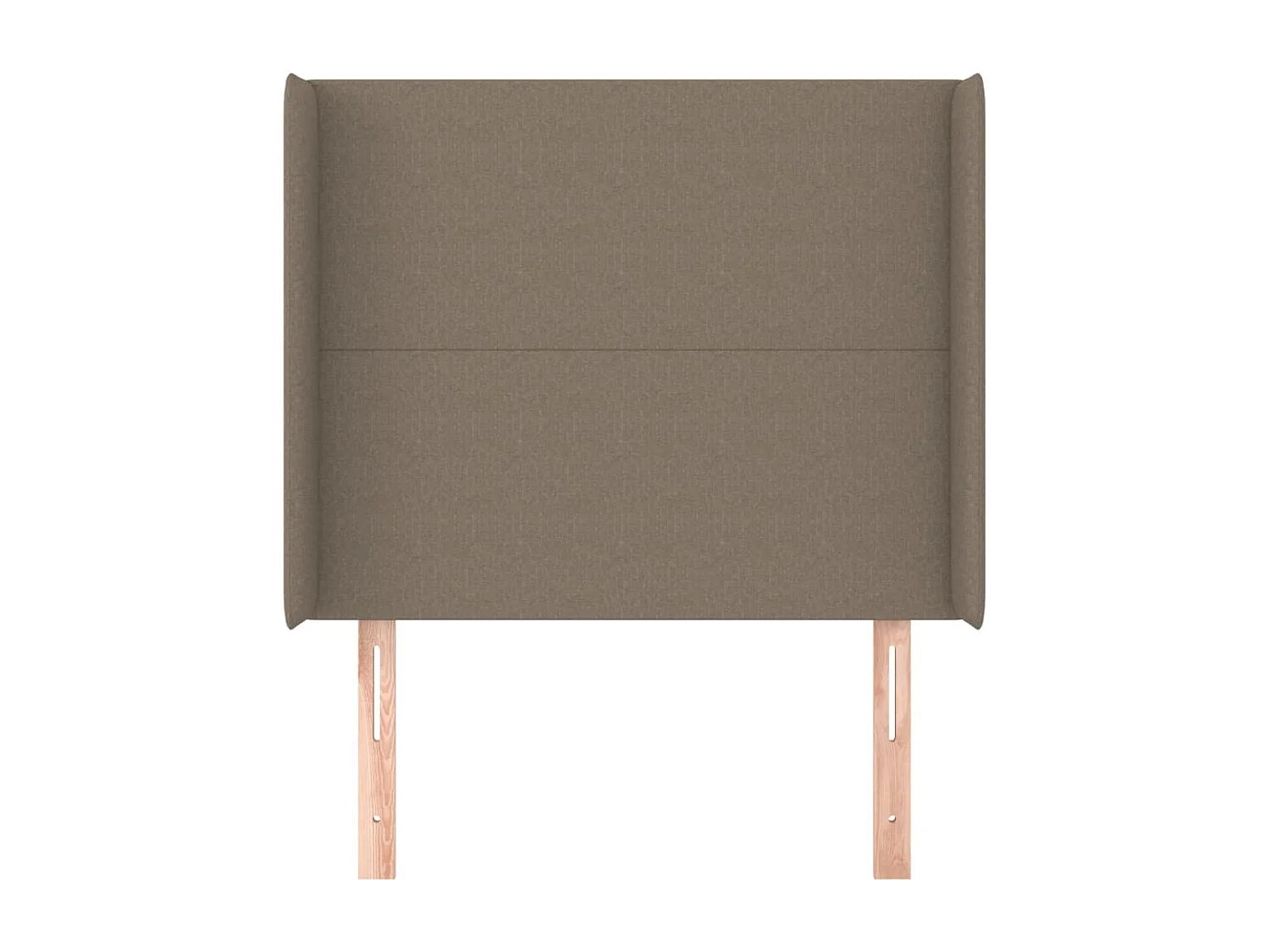 Hoofdbord met vleugels Taupe 103x16x118/128 cm Stof