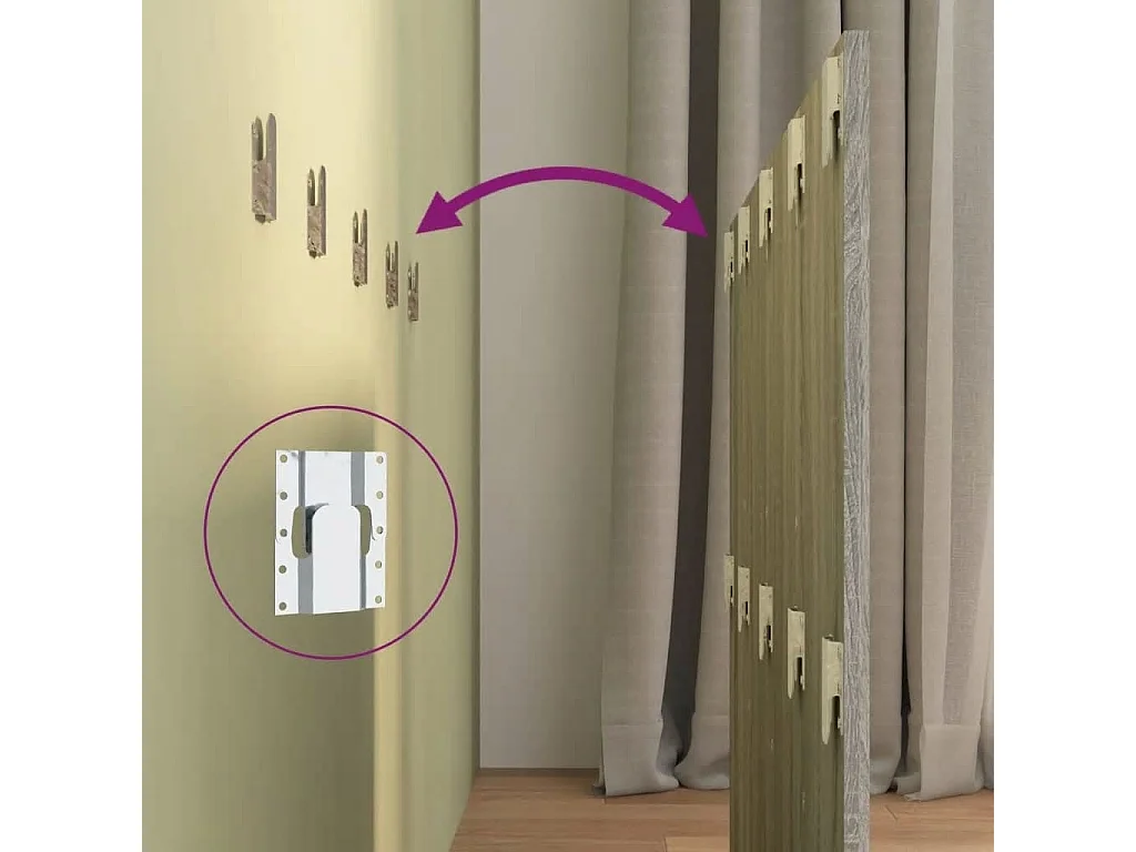 Sonoma Graues Kopfteil aus Holzwerkstoff mit Schränken