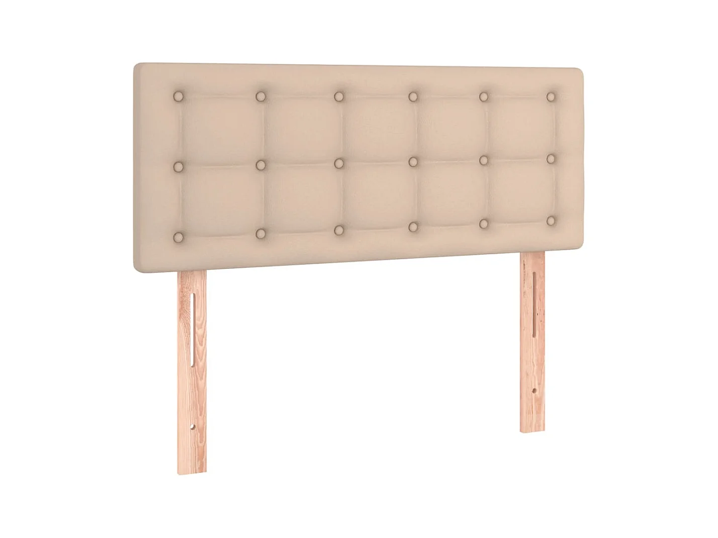 Cabecero LED Cappuccino 100x5x78/88 cm Piel sintética