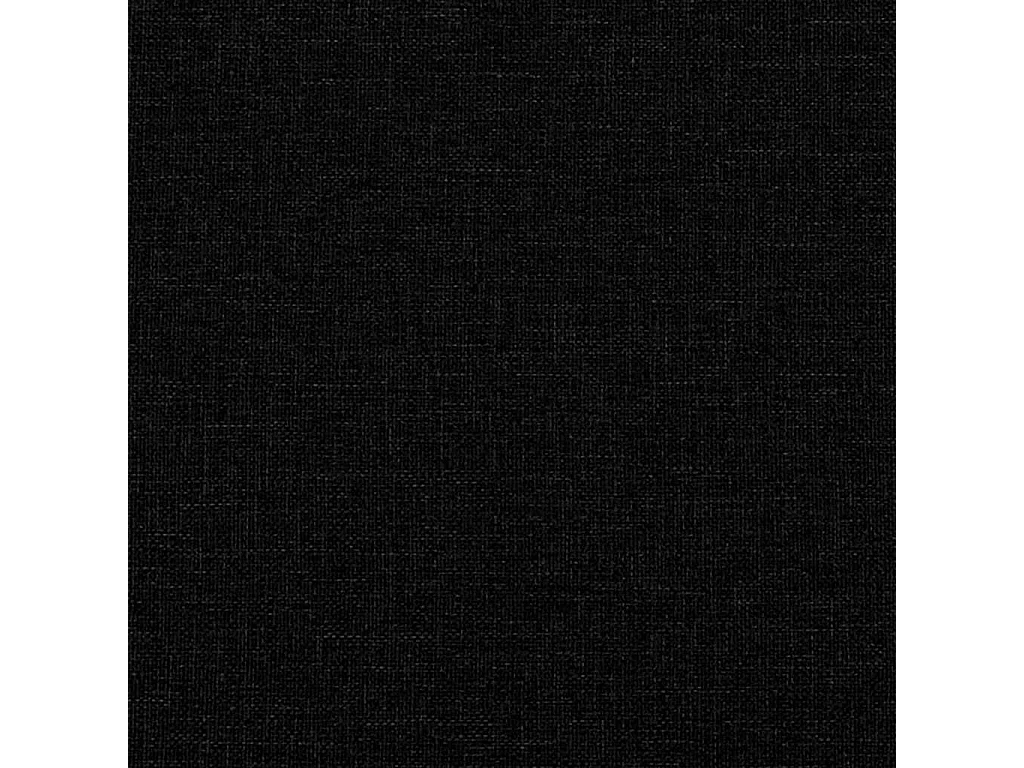 Schwarzes Kopfteilkissen 180 cm Stoff