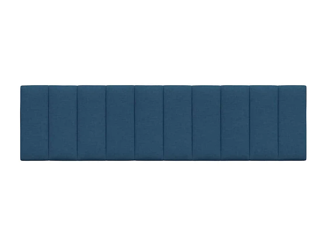 Blaues Kopfteilkissen 180 cm Stoff