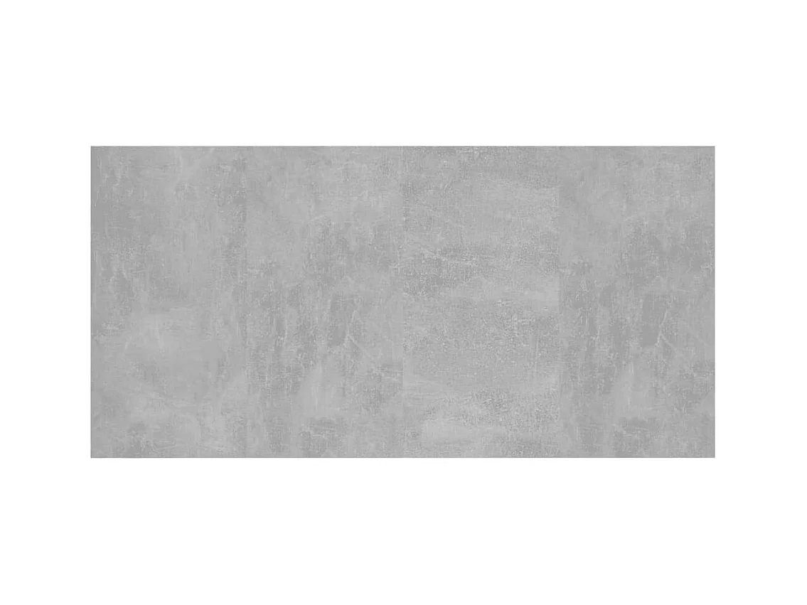 Betongrijs bewerkt houten hoofdeinde met kasten