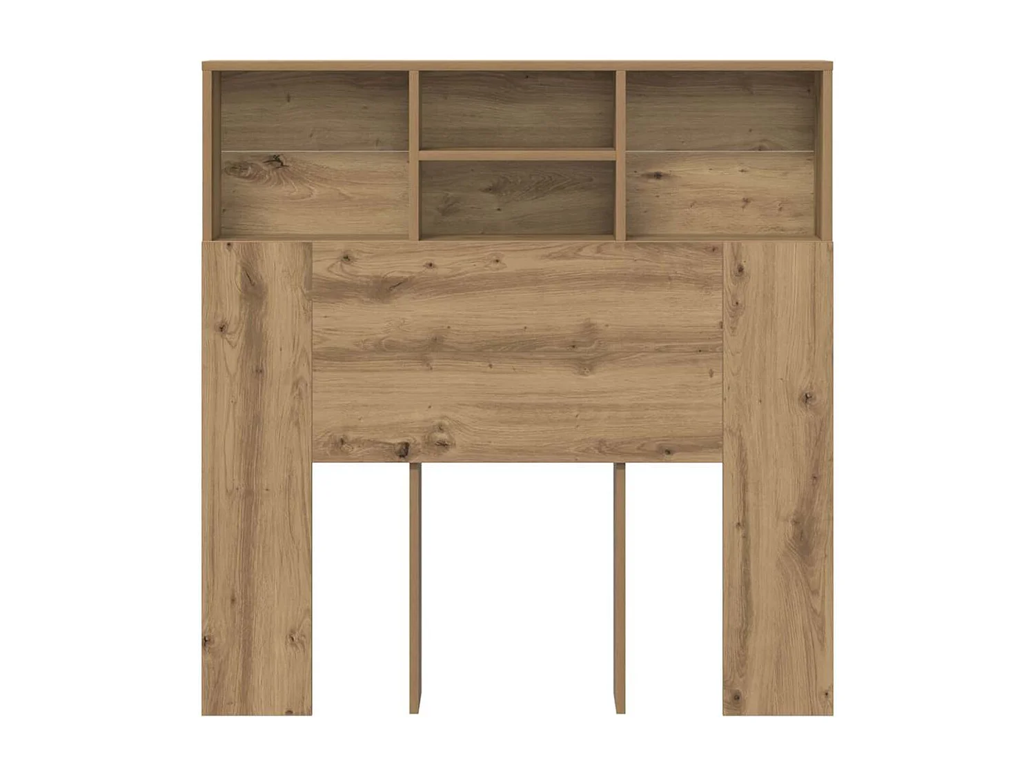 Cabinet de Tête de Lit chêne artisanal Bois Composite