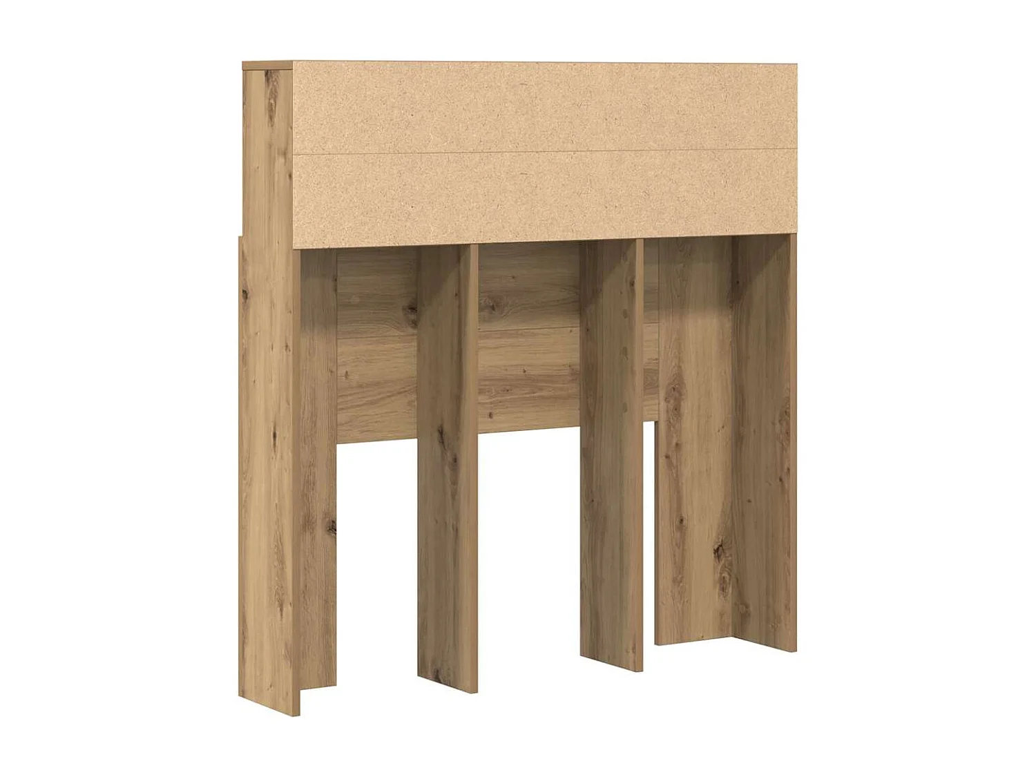 Cabinet de Tête de Lit chêne artisanal Bois Composite