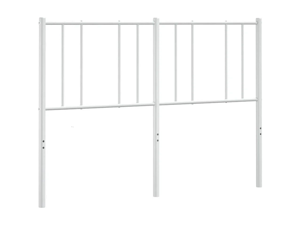 Wit metalen hoofdbord 160 cm