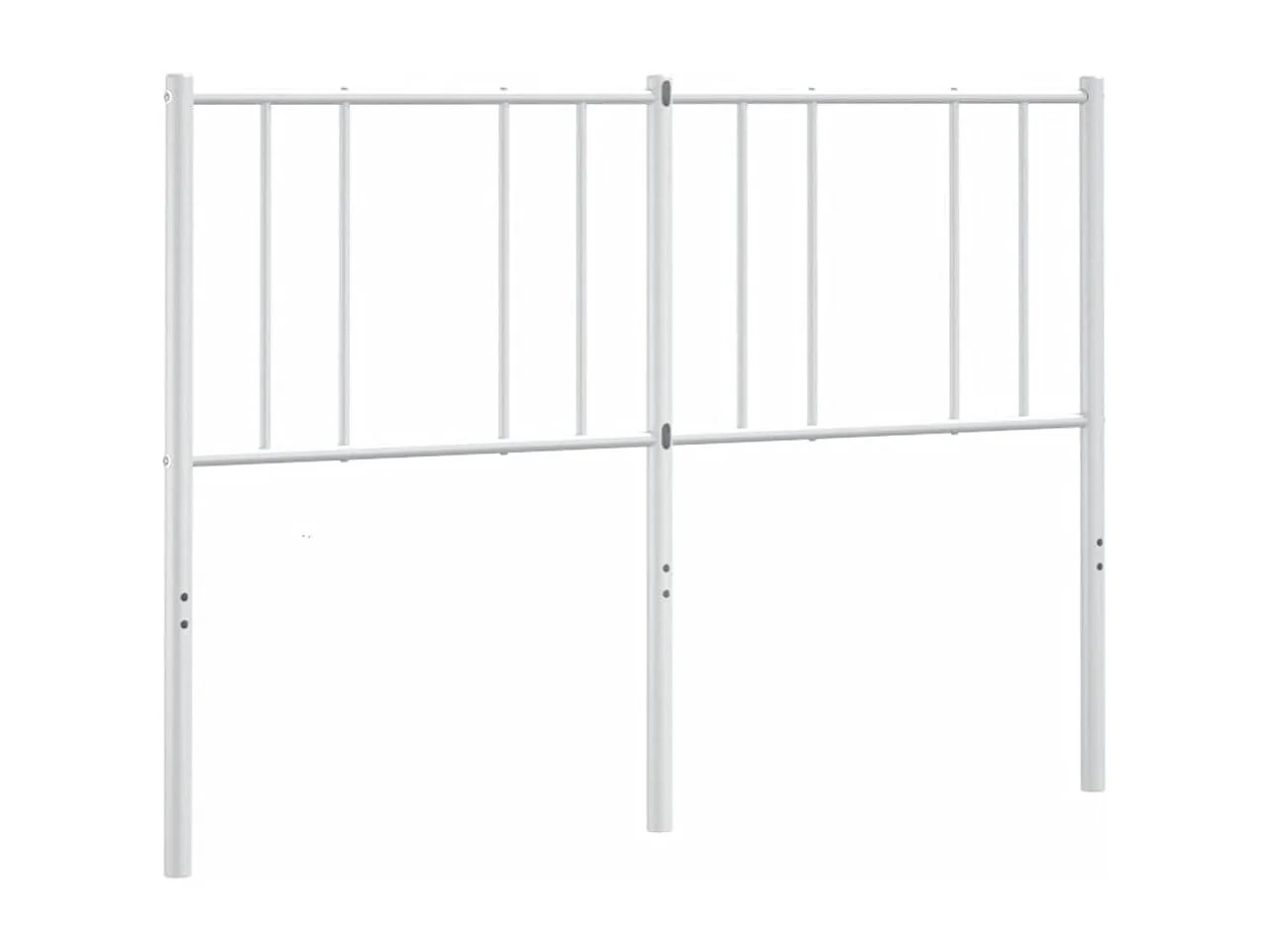 Testiera in metallo bianco 160 cm