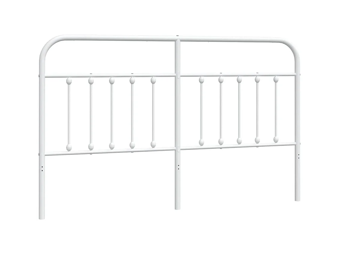 Wit metalen hoofdbord 160 cm