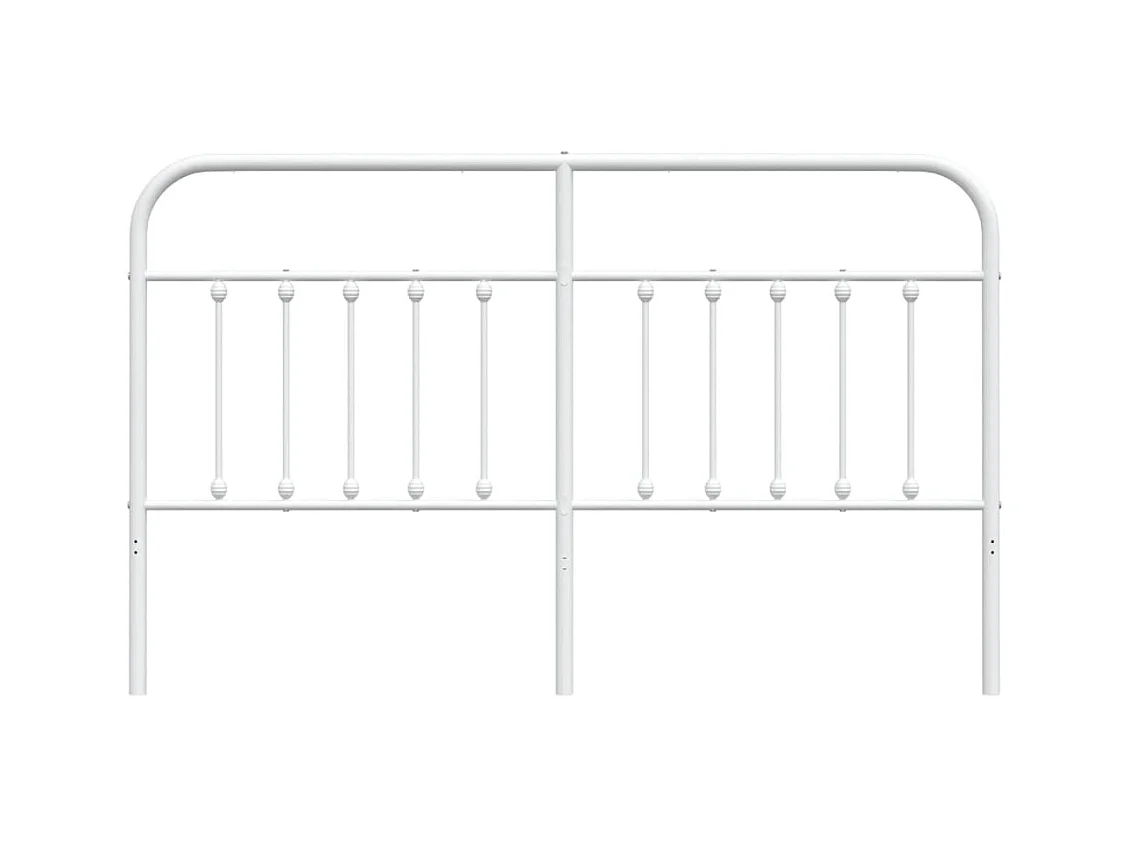 Wit metalen hoofdbord 160 cm