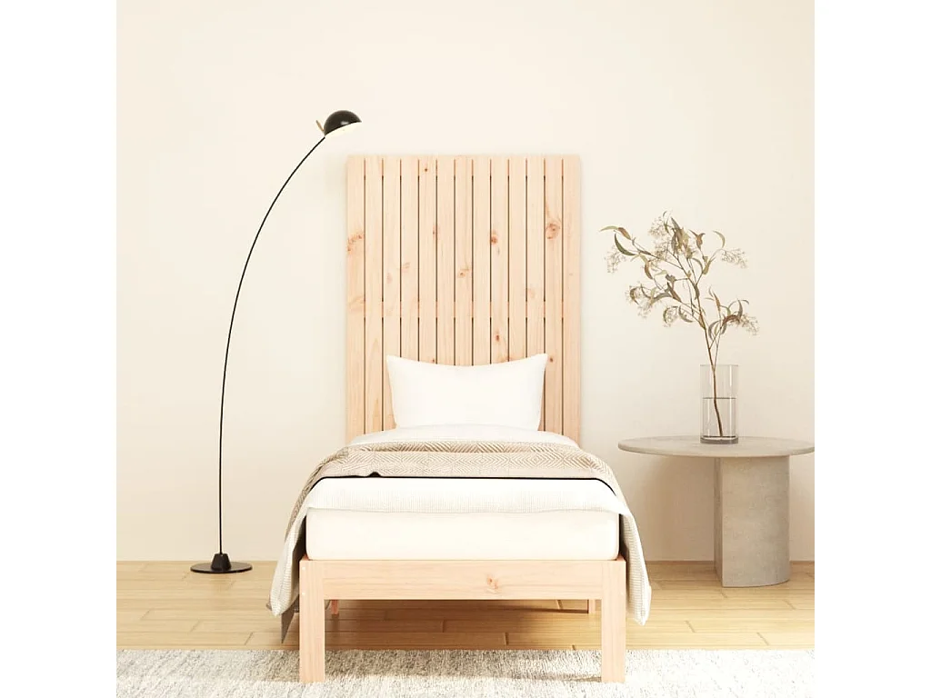 Wandhoofdbord 82,5x3x110 cm Massief grenenhout