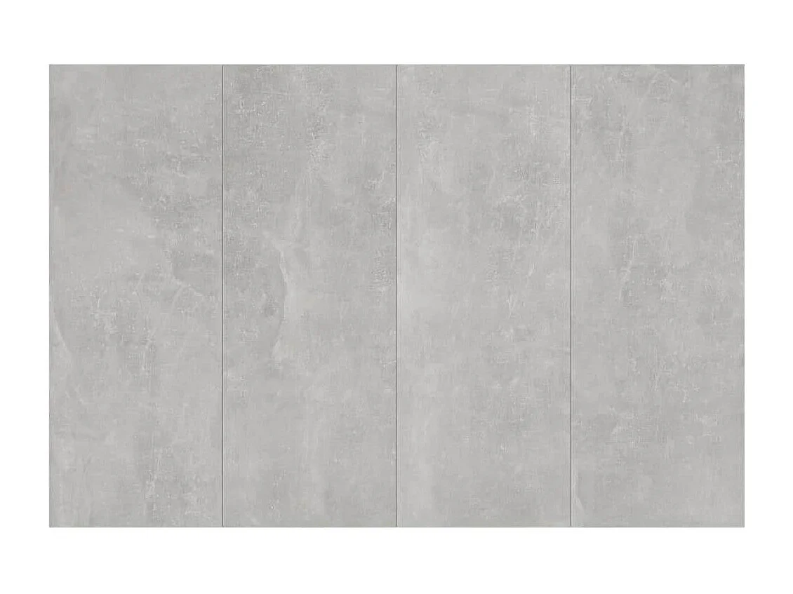 Tête de lit avec armoires Gris béton Bois d'ingénierie