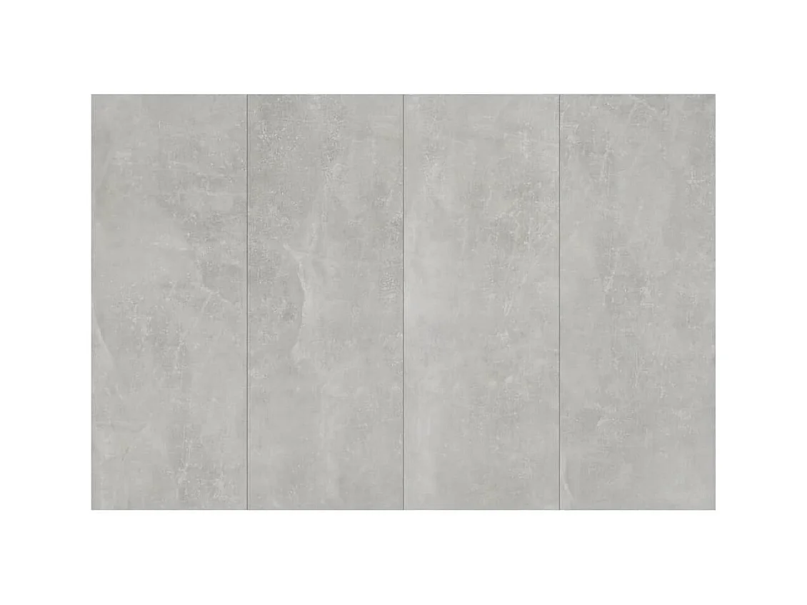 Betongrijs hoofdbord 120x1,5x80 cm bewerkt hout