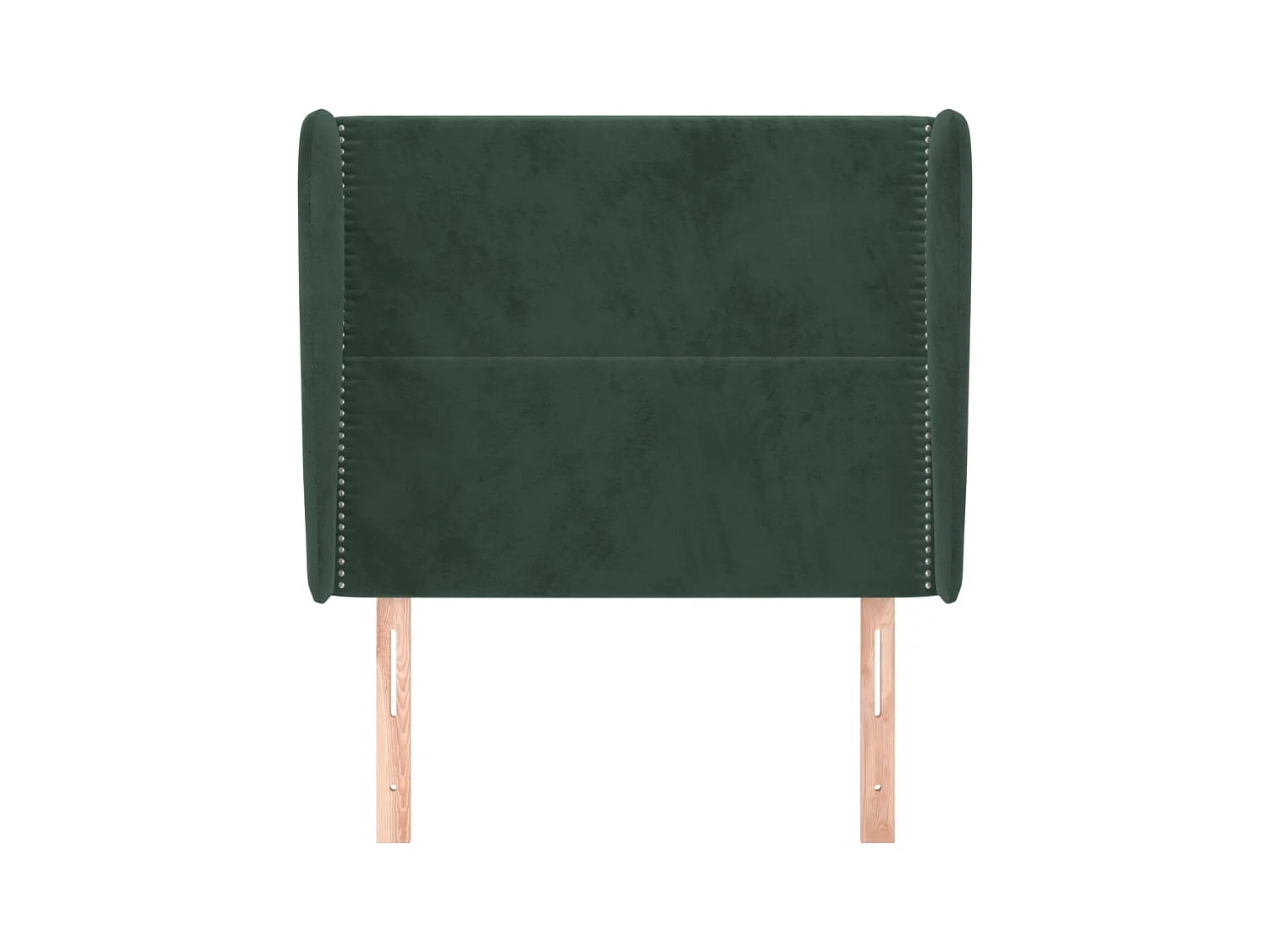 Hoofdbord met vleugels Donkergroen 103x23x118/128 cm Fluweel