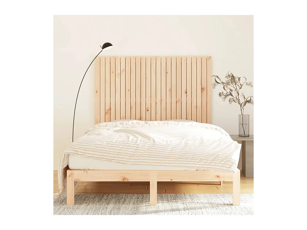 Wandhoofdbord 146,5x3x110 cm Massief grenenhout