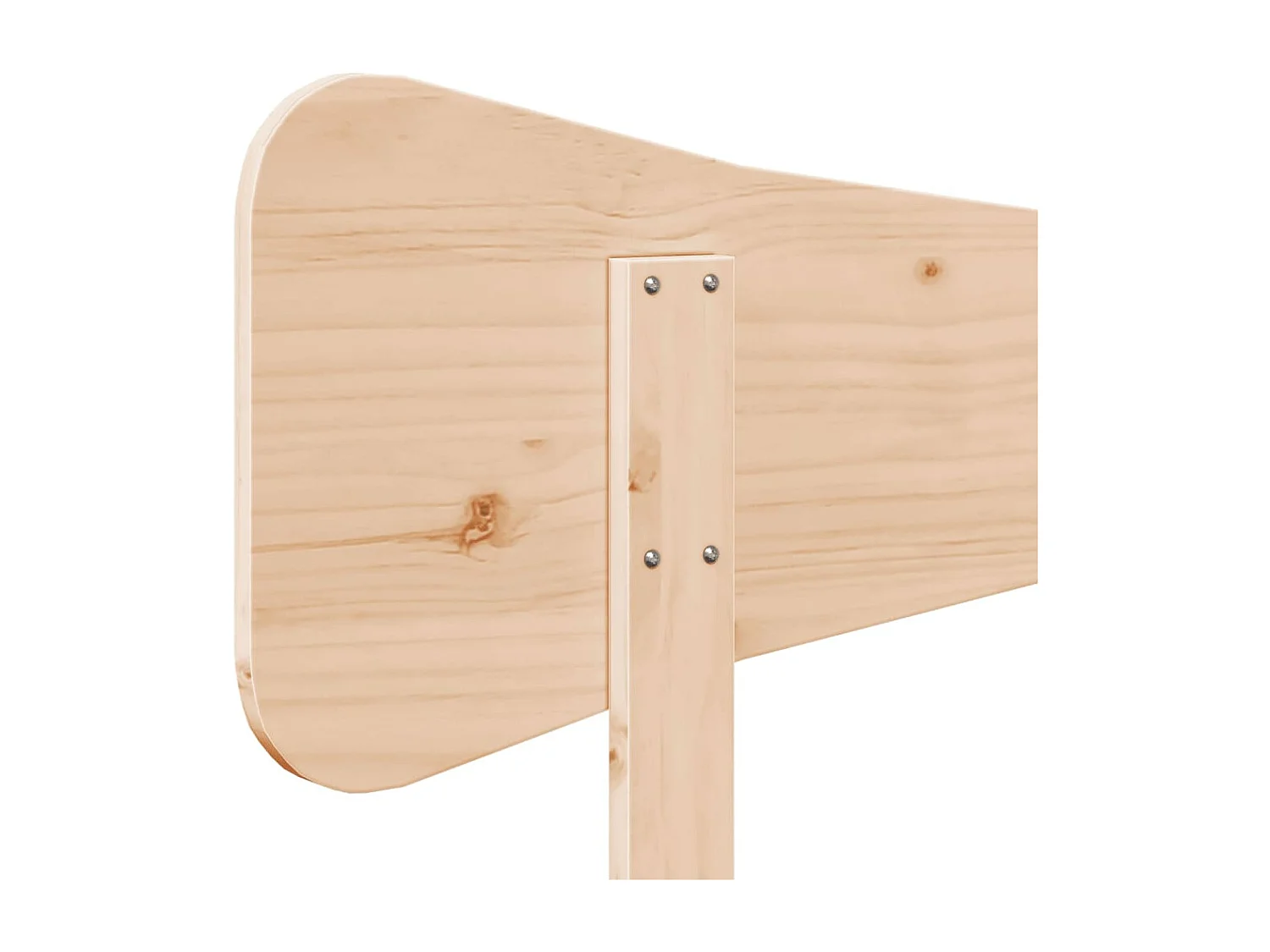 Testiera in legno massello di pino da 100 cm