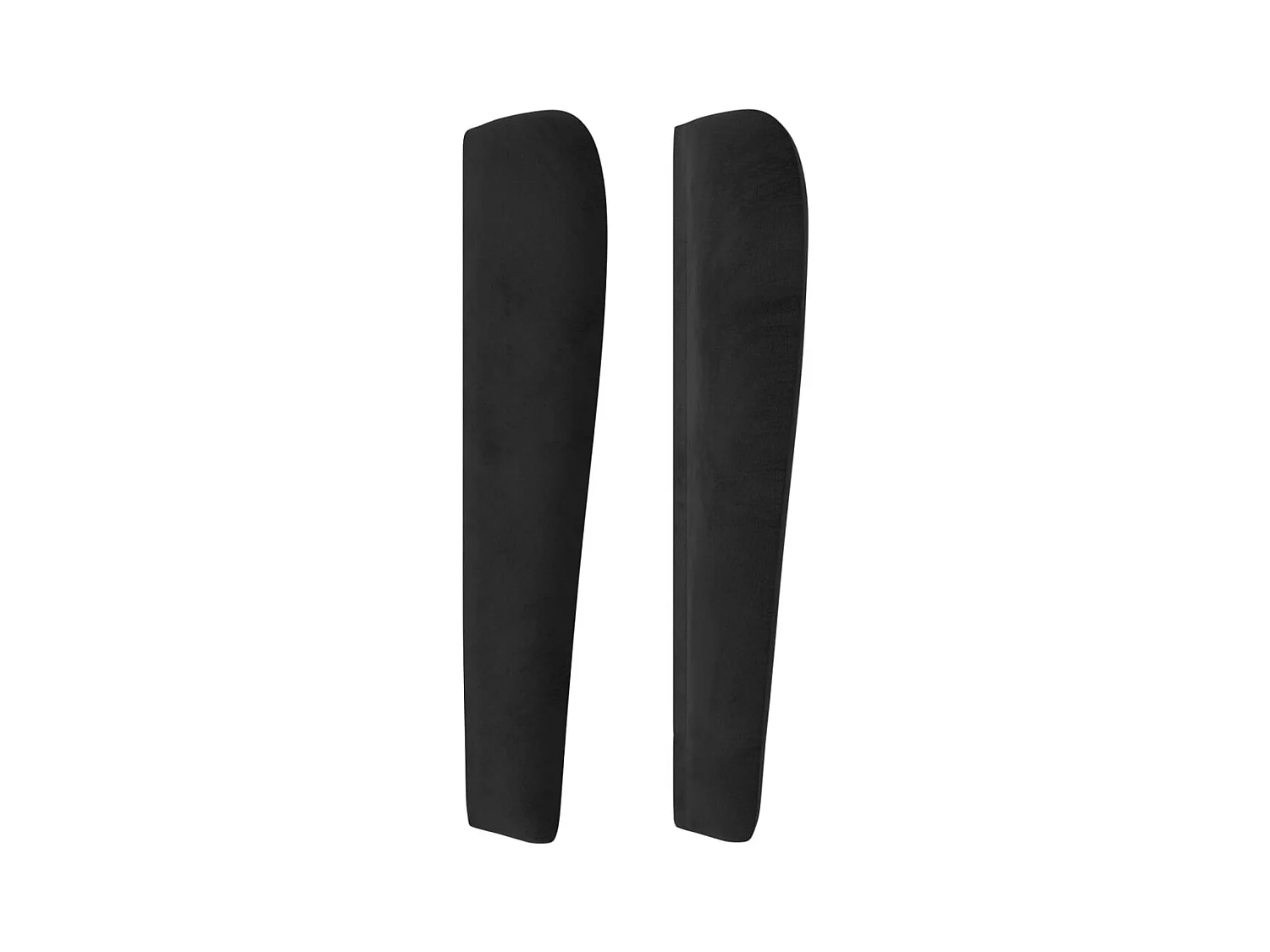 Cabecero con alas Negro 93x23x118/128 cm Terciopelo