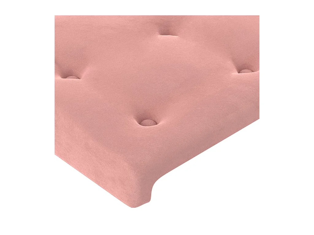 Hoofdbord met vleugels Rose 183x23x78/88 cm Fluweel